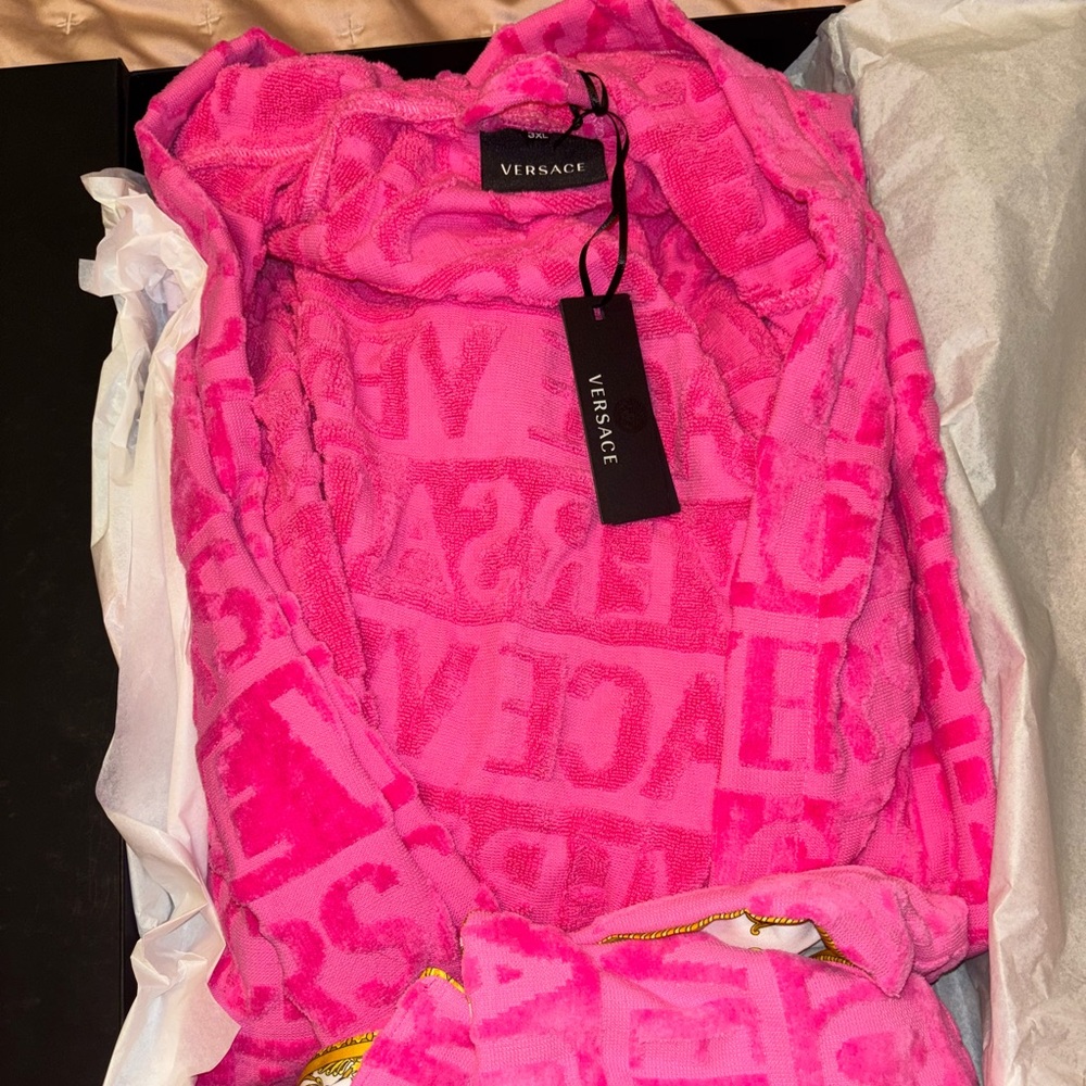 Pink Versace rob brand new so 3 x